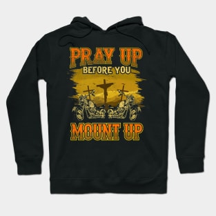 Motorcycle Cross Pray Mount Jesus Lover Hoodie